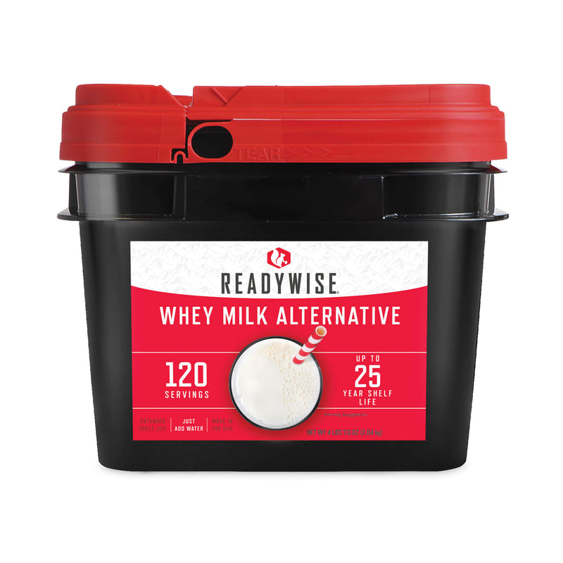 Load image into Gallery viewer, READY WISE EMERGENCY FOOD 120 SERV WHEY MILK BUCKET
