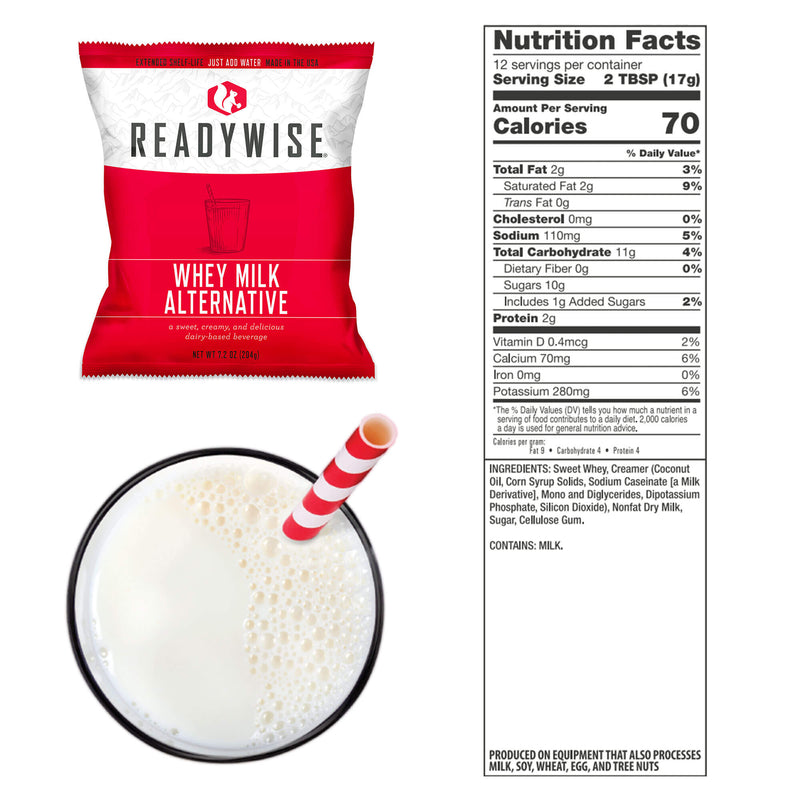 Load image into Gallery viewer, READY WISE EMERGENCY FOOD 120 SERV WHEY MILK BUCKET
