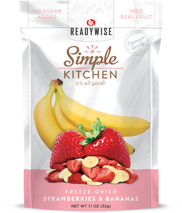 READY WISE SIMPLE KITCHEN STRAWBERRY & BANANA
