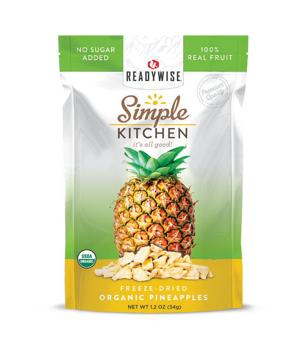 READY WISE ORGANIC FD PINEAPPLES