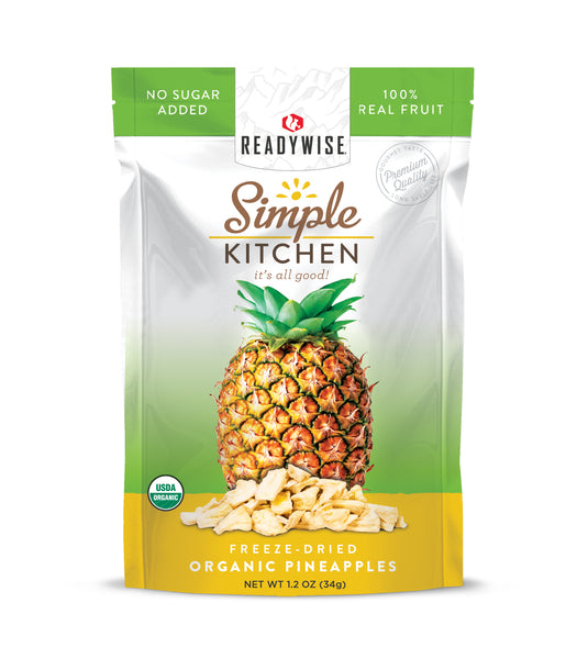READY WISE ORGANIC FD PINEAPPLES