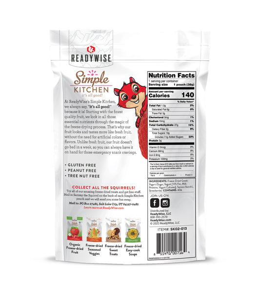 READY WISE SIMPLE KITCHEN STRAWBERRY YOGURT