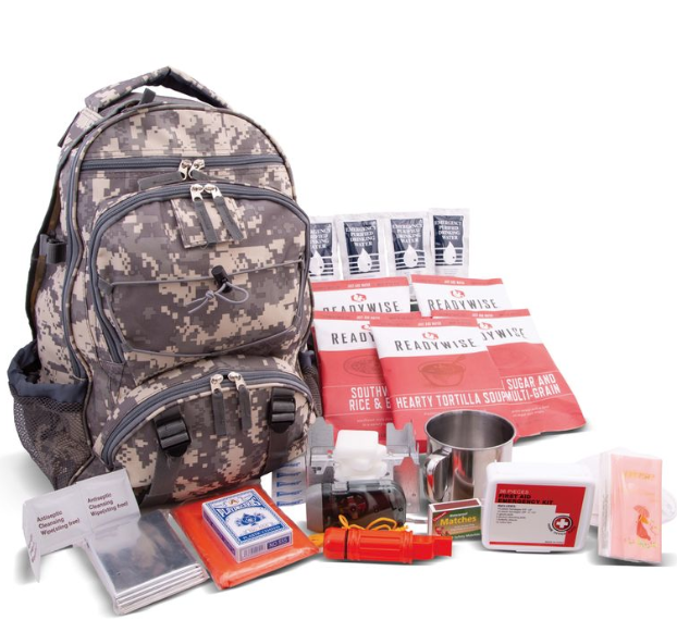 Load image into Gallery viewer, READY WISE 64 PC SURVIVAL BACKPACK - CAMO
