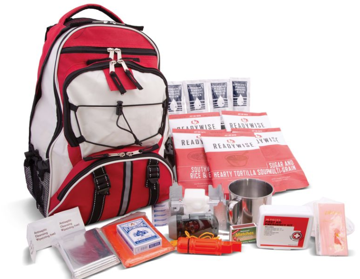 Load image into Gallery viewer, READY WISE 64 PC SURVIVAL BACKPACK - RED
