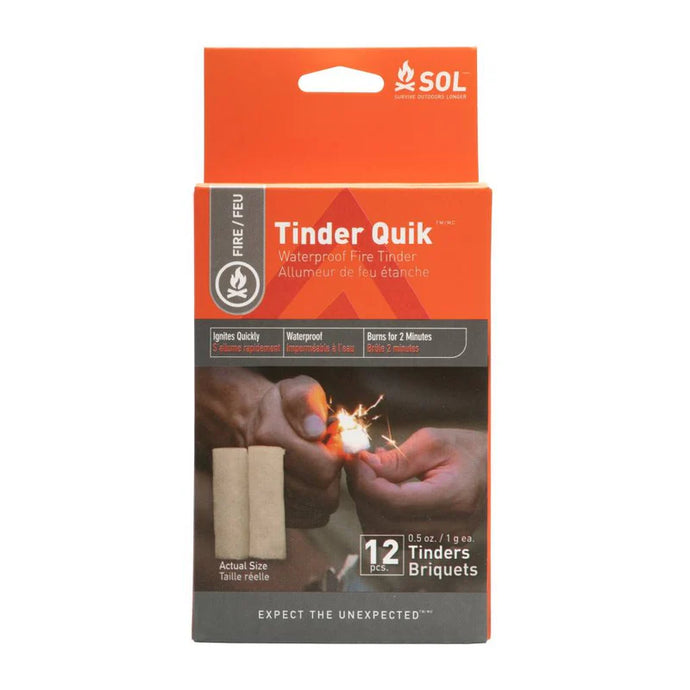 SOL TINDER-QUIK REFILL (12 PCS.)